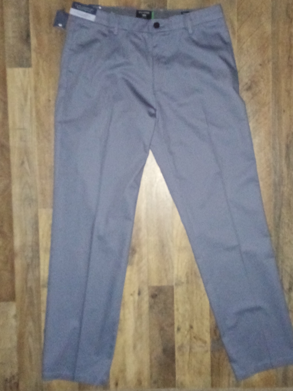 Dockers Men's Straight Dress Pants Light Gray 34 x 34